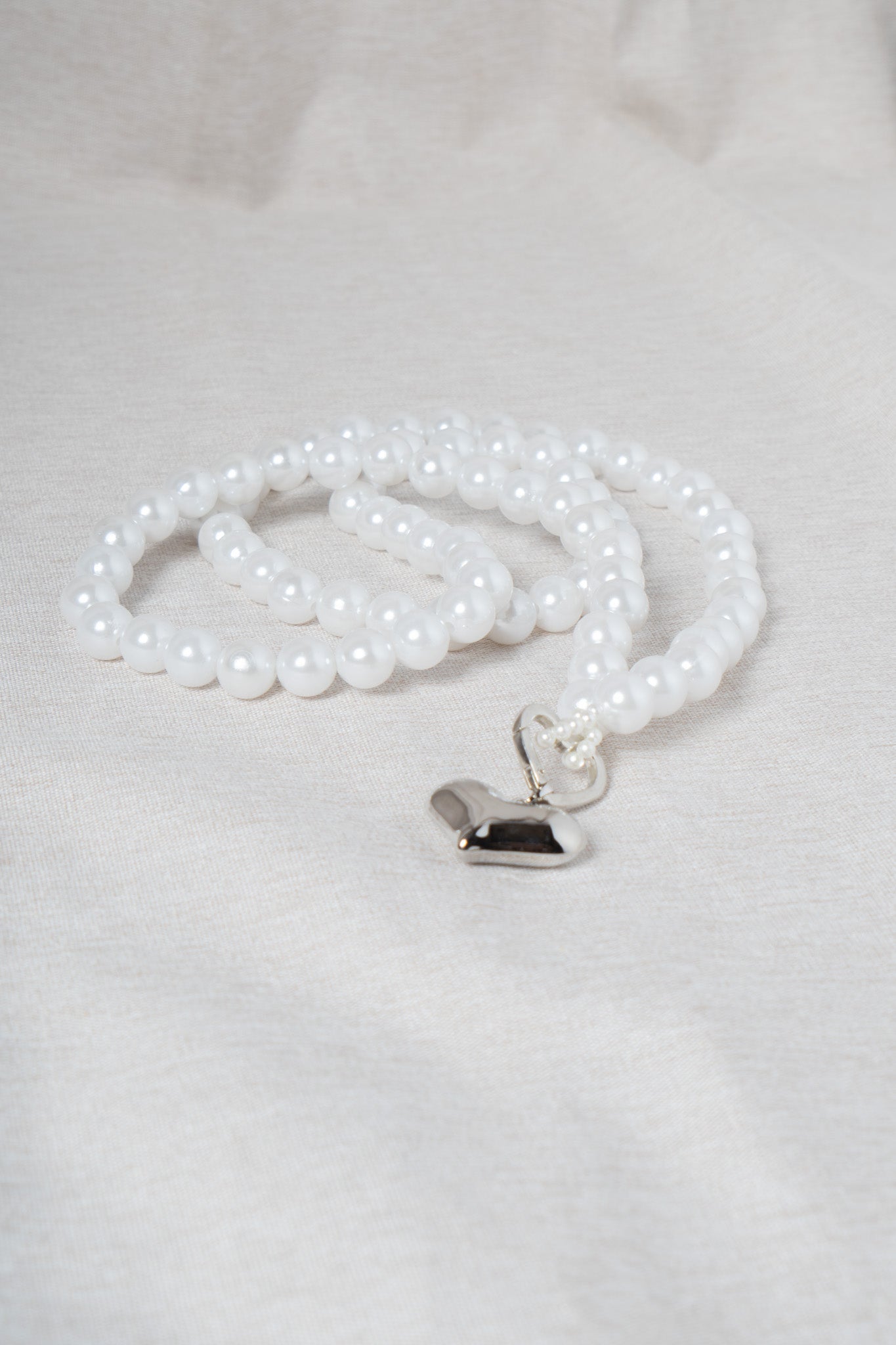 PEARLS SILVER BODY CHAIN