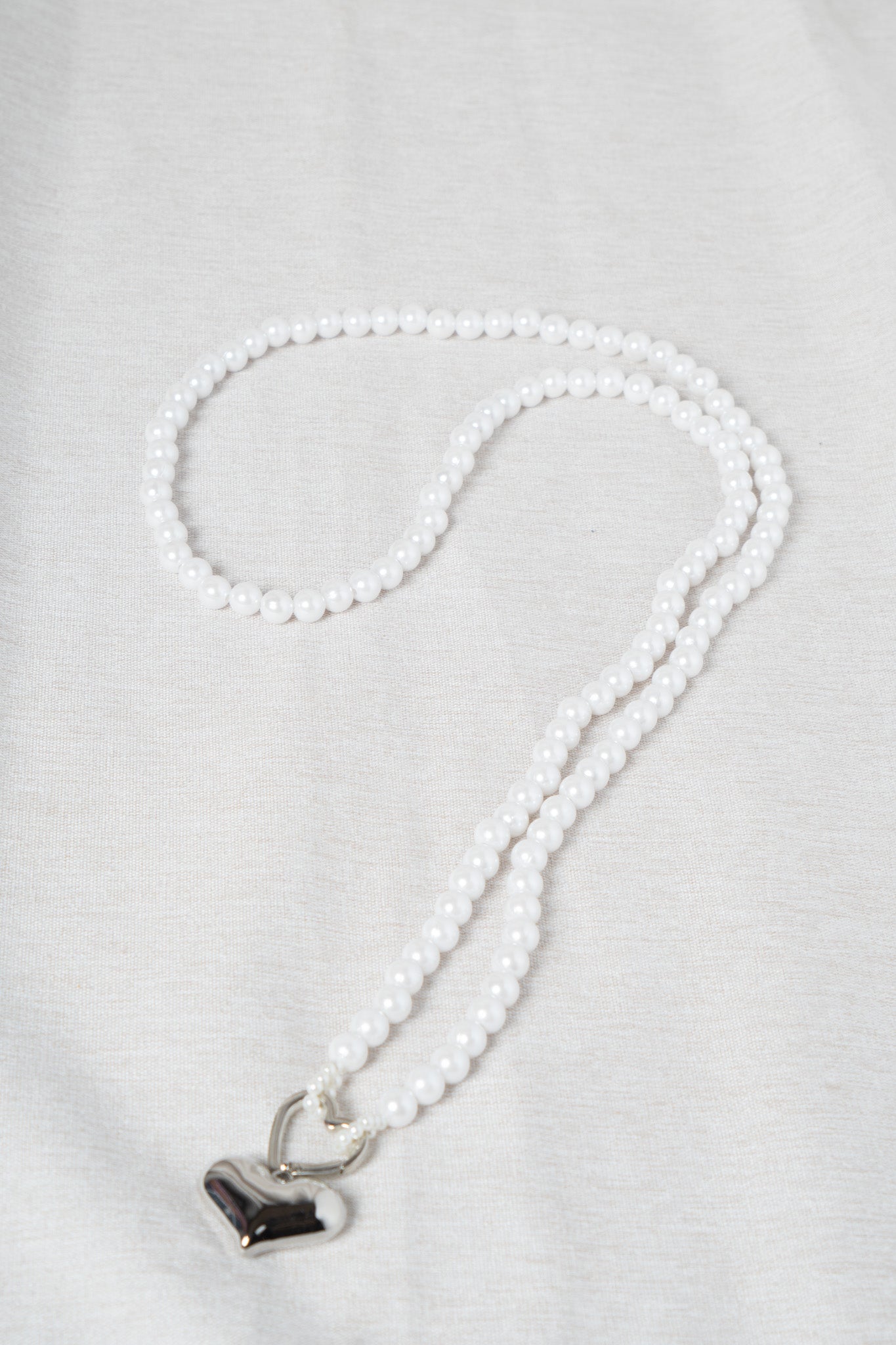 PEARLS SILVER BODY CHAIN