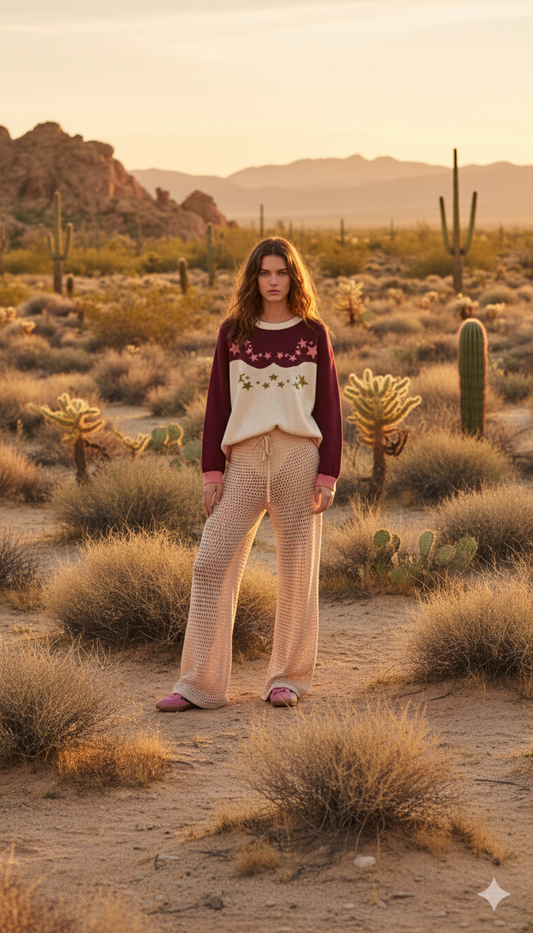 BUFFALO STARS BEIGE SET